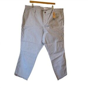 LOFT made and loved skinny crop light wash jean size 22 Plus NWT